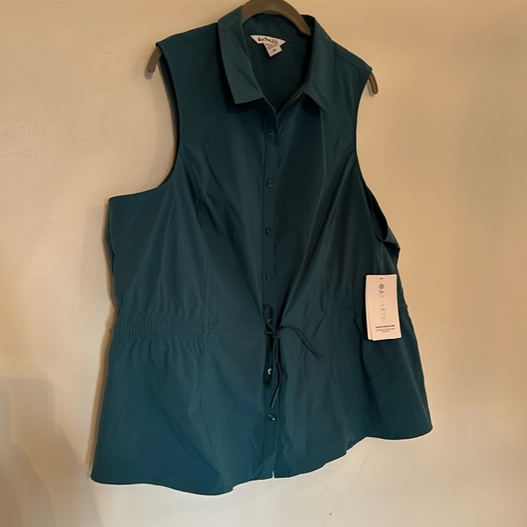 NWT Athleta Levitate Poplin Tank - Picture 6 of 9